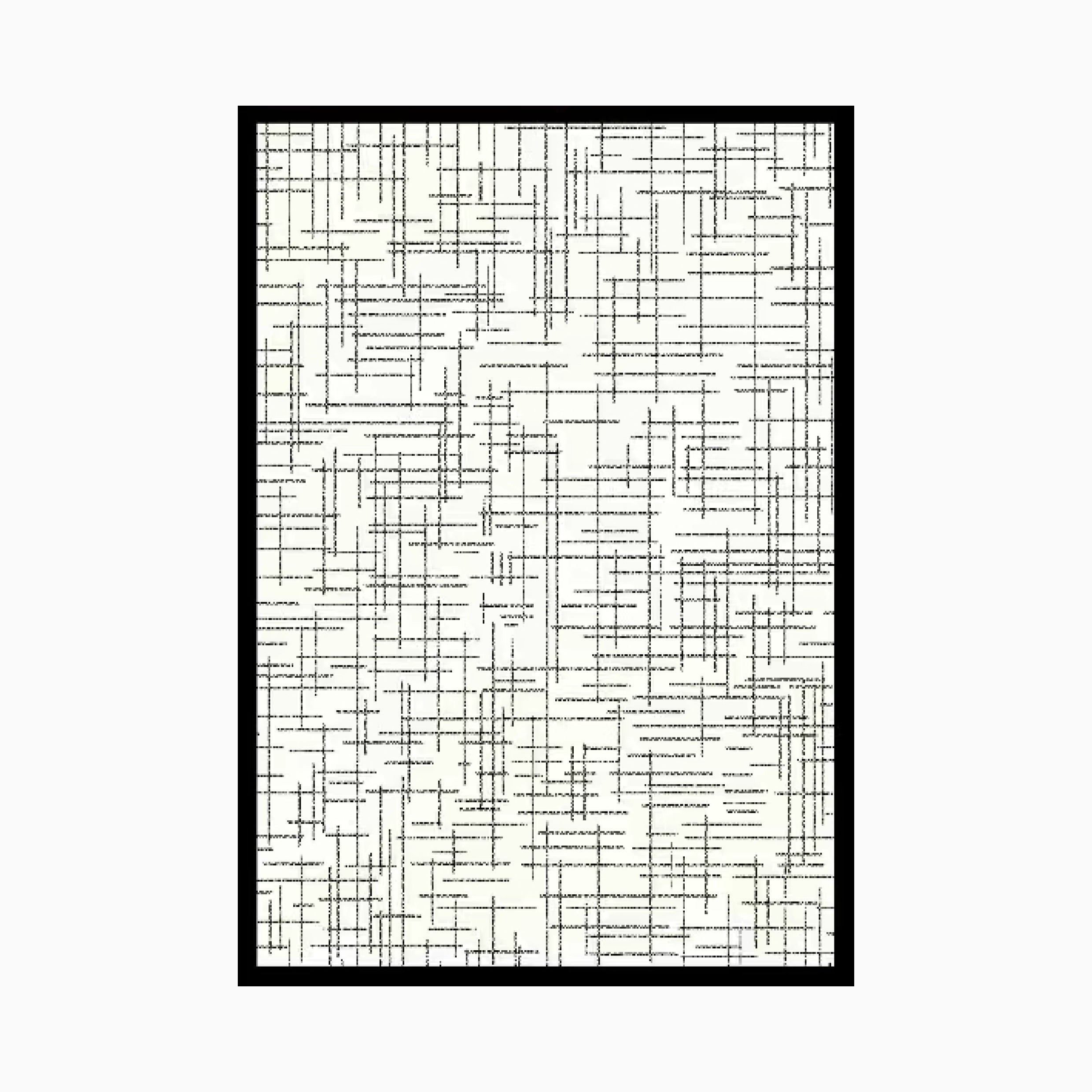 B&W Rug, 02 (Quick Delivery)