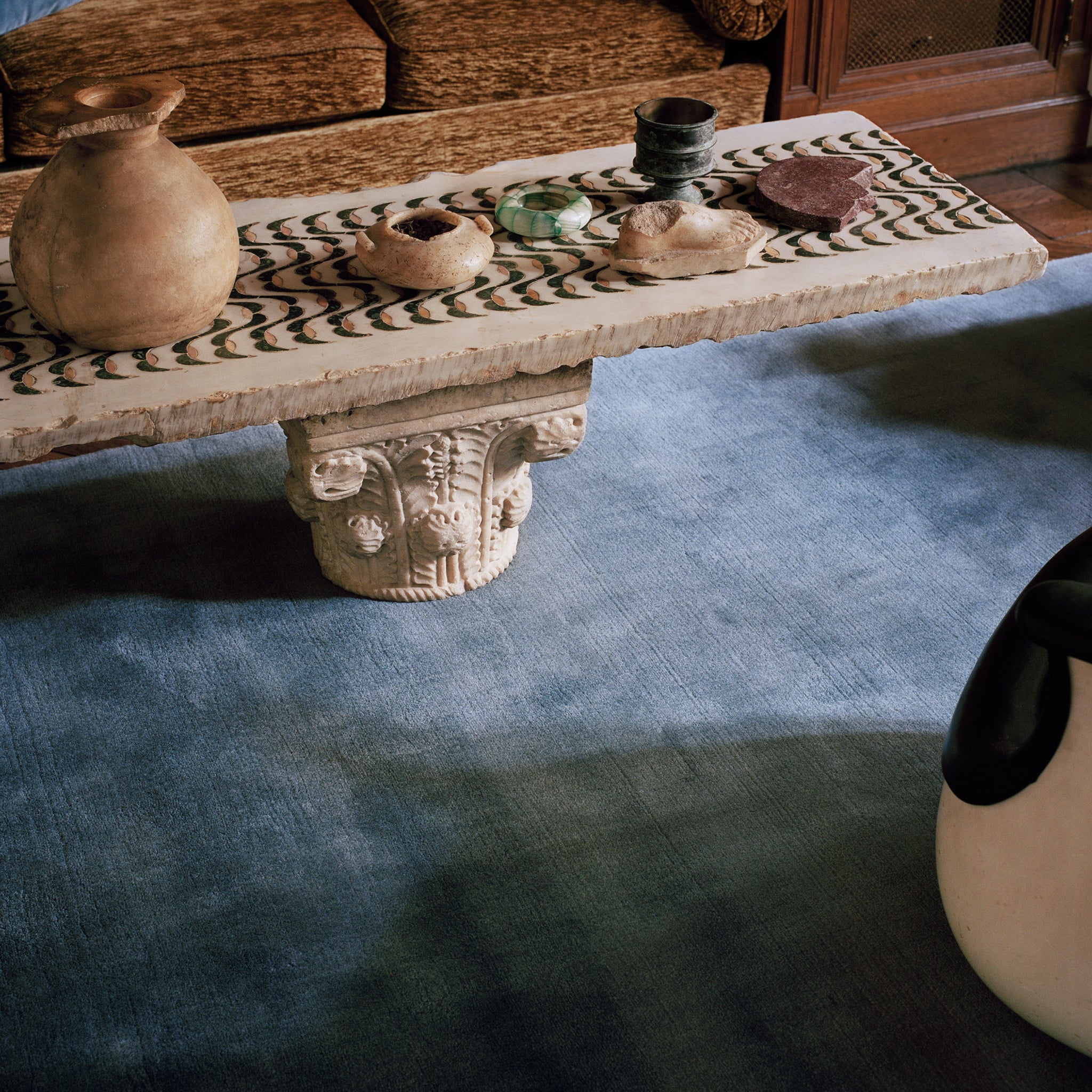 Lyra Rug, Slate Blue