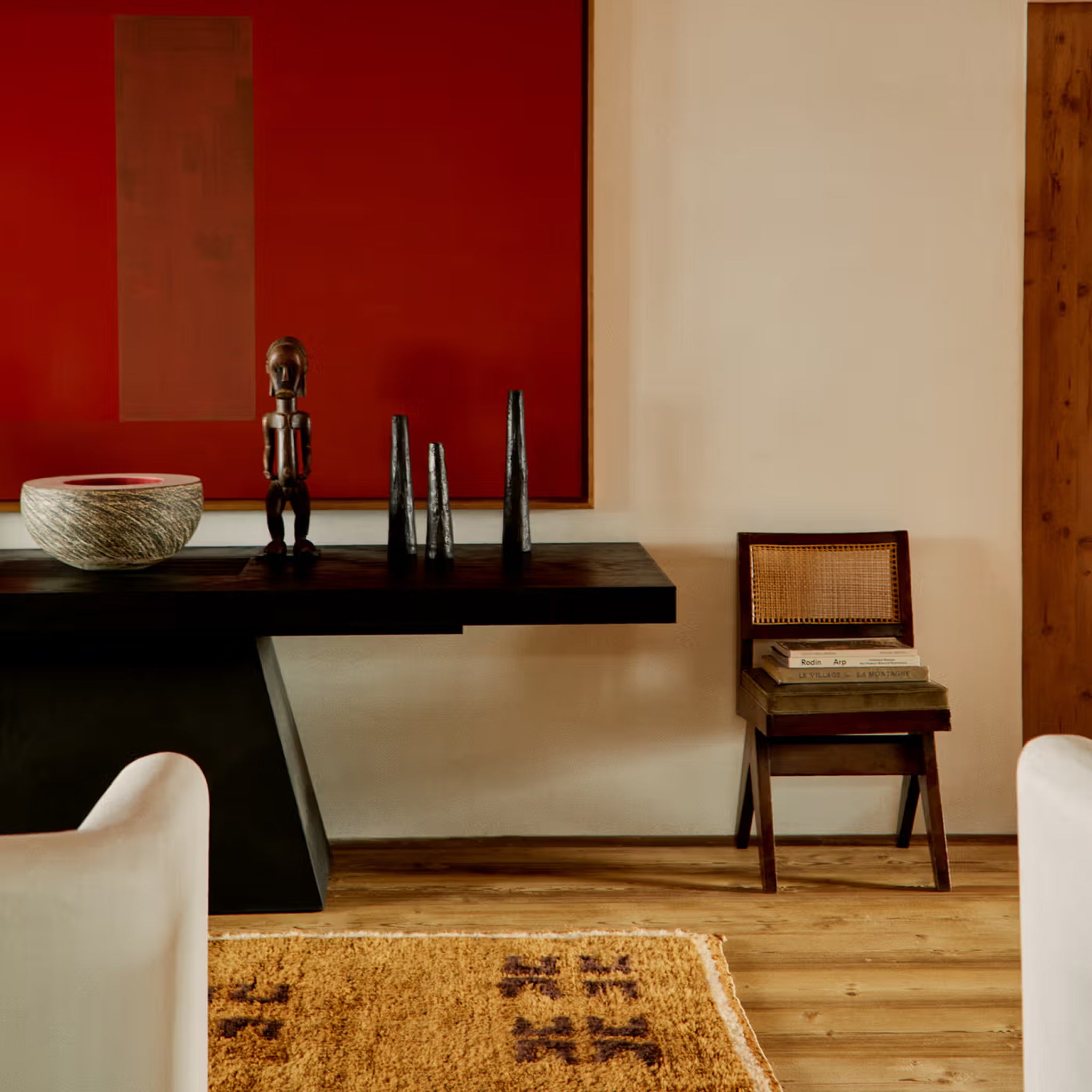 Edar Rug, Med Brown/Choc