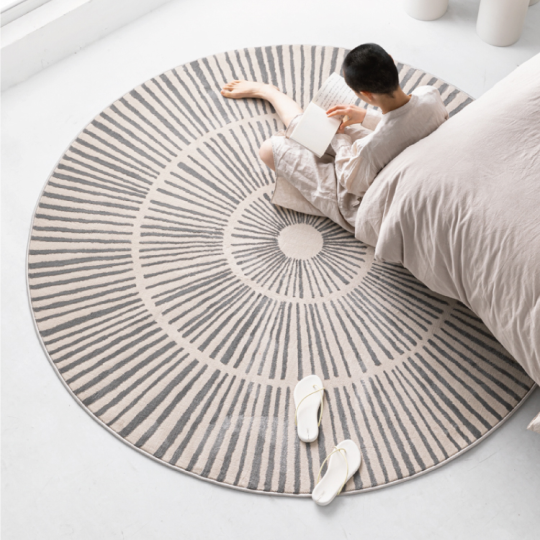 Binx Round Area Rug (Quick Delivery)