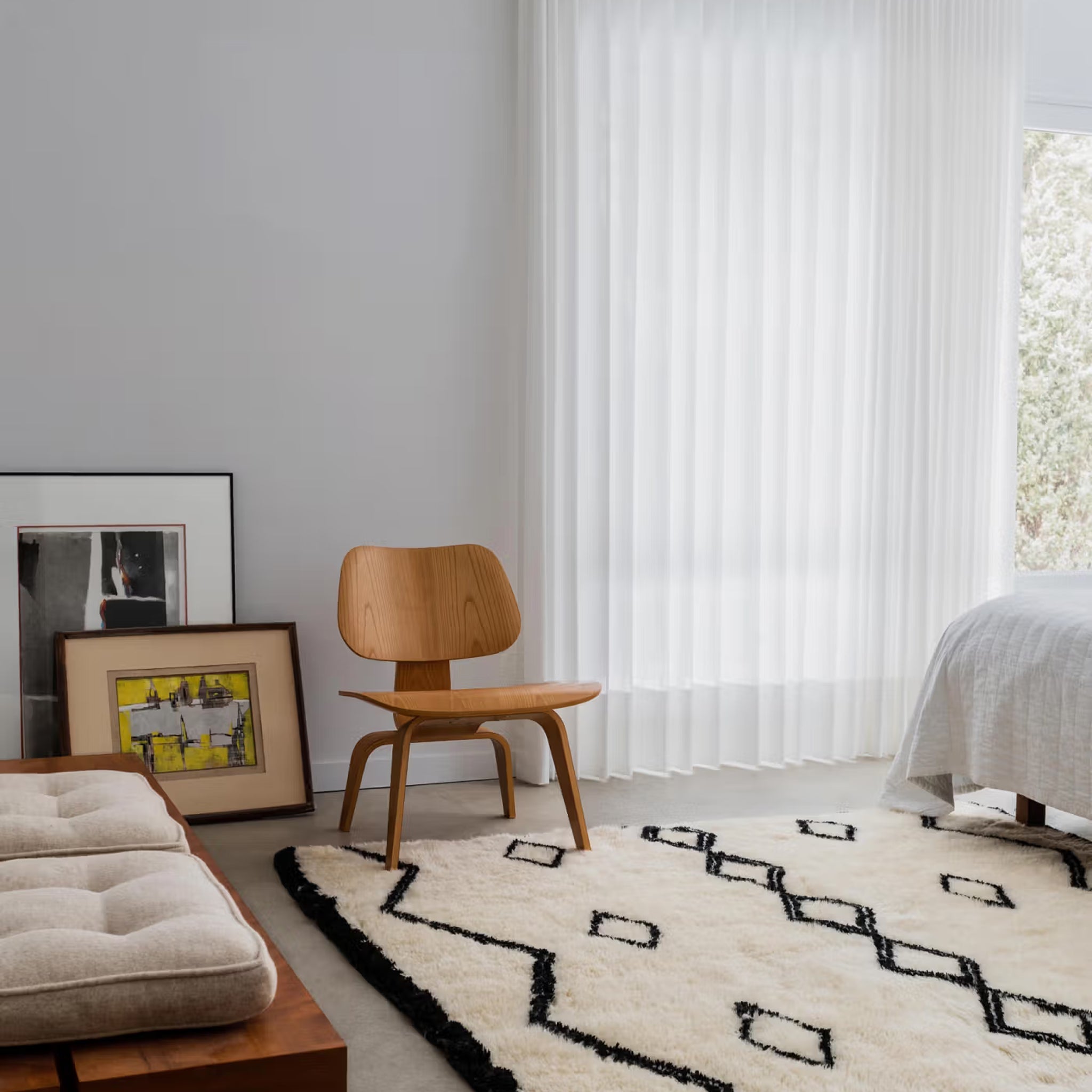 Gaz Rug, Black/Natural