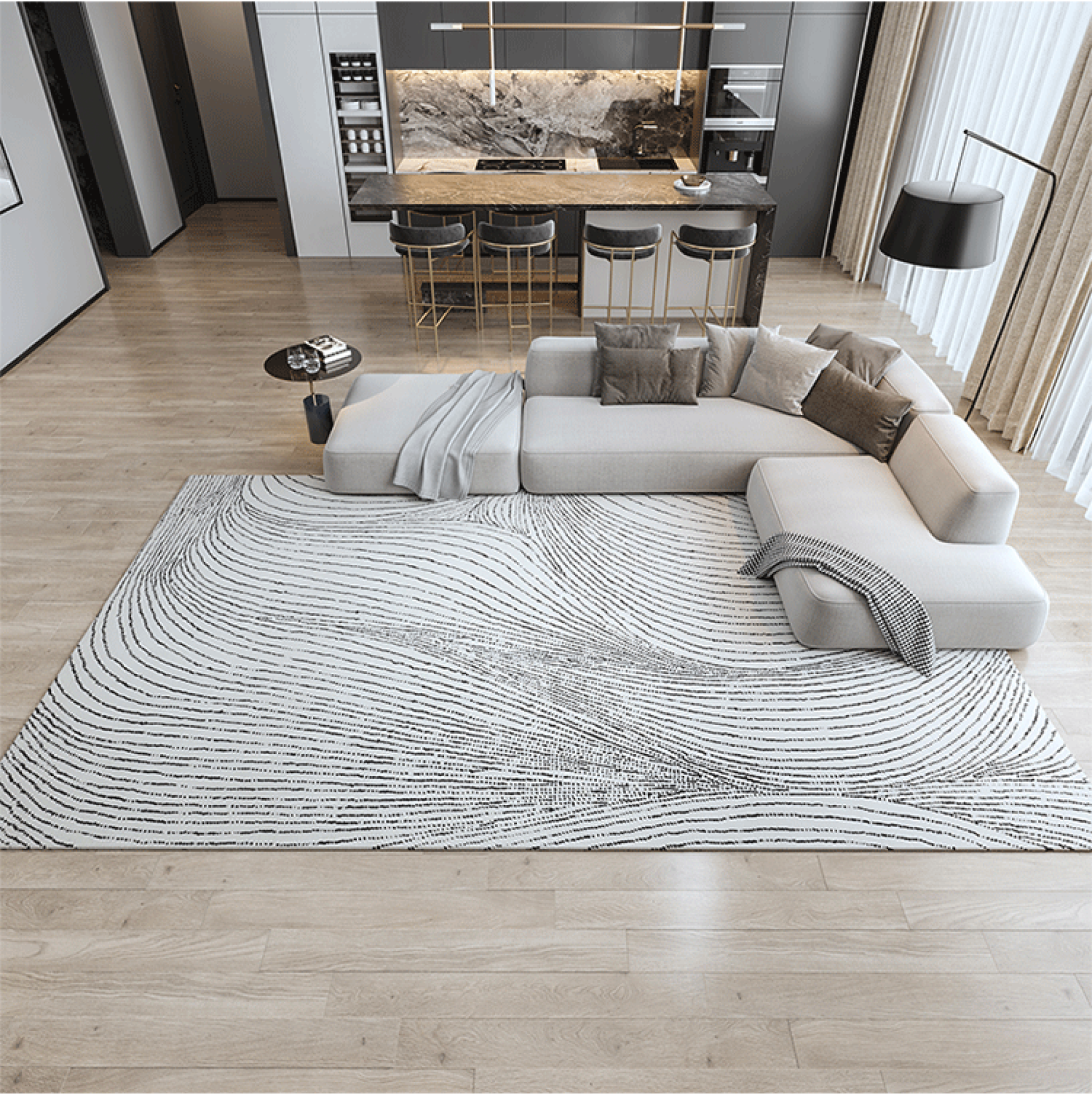 Wave Area Rug