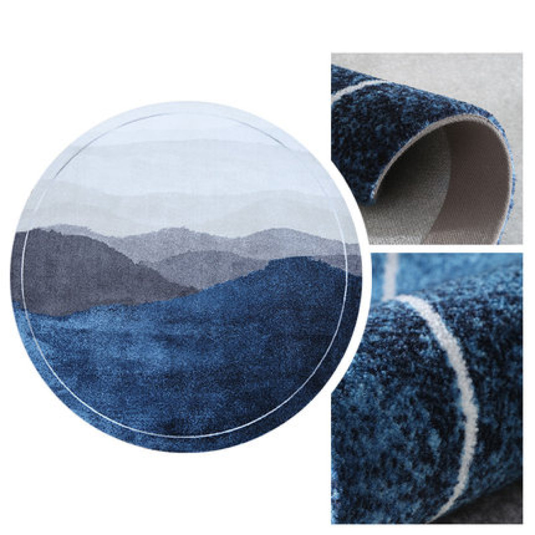 Mountain Round Area Rug