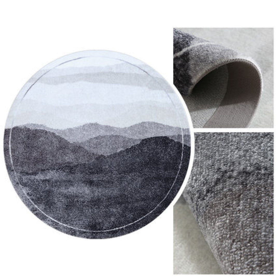 Mountain Round Area Rug