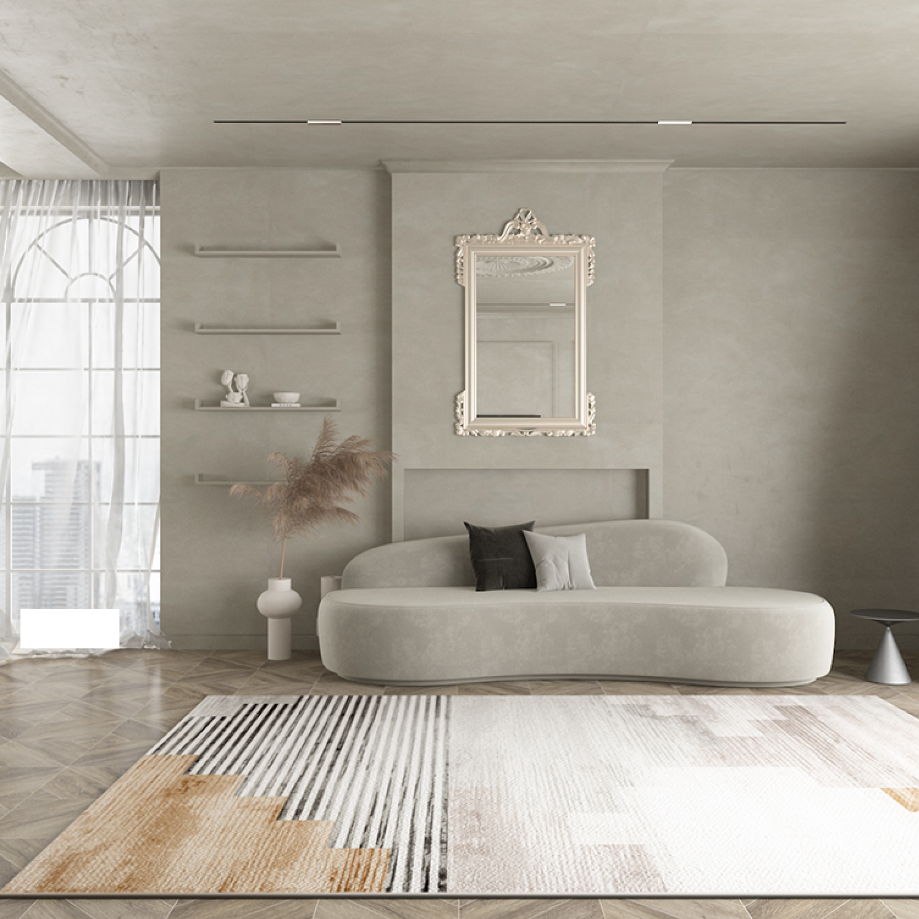 Rosewood Area Rug