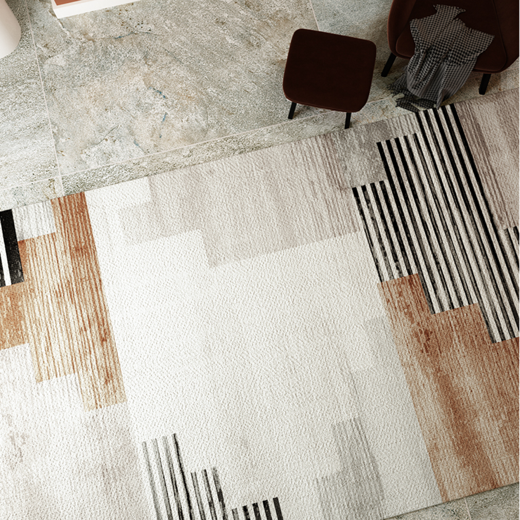 Rosewood Area Rug