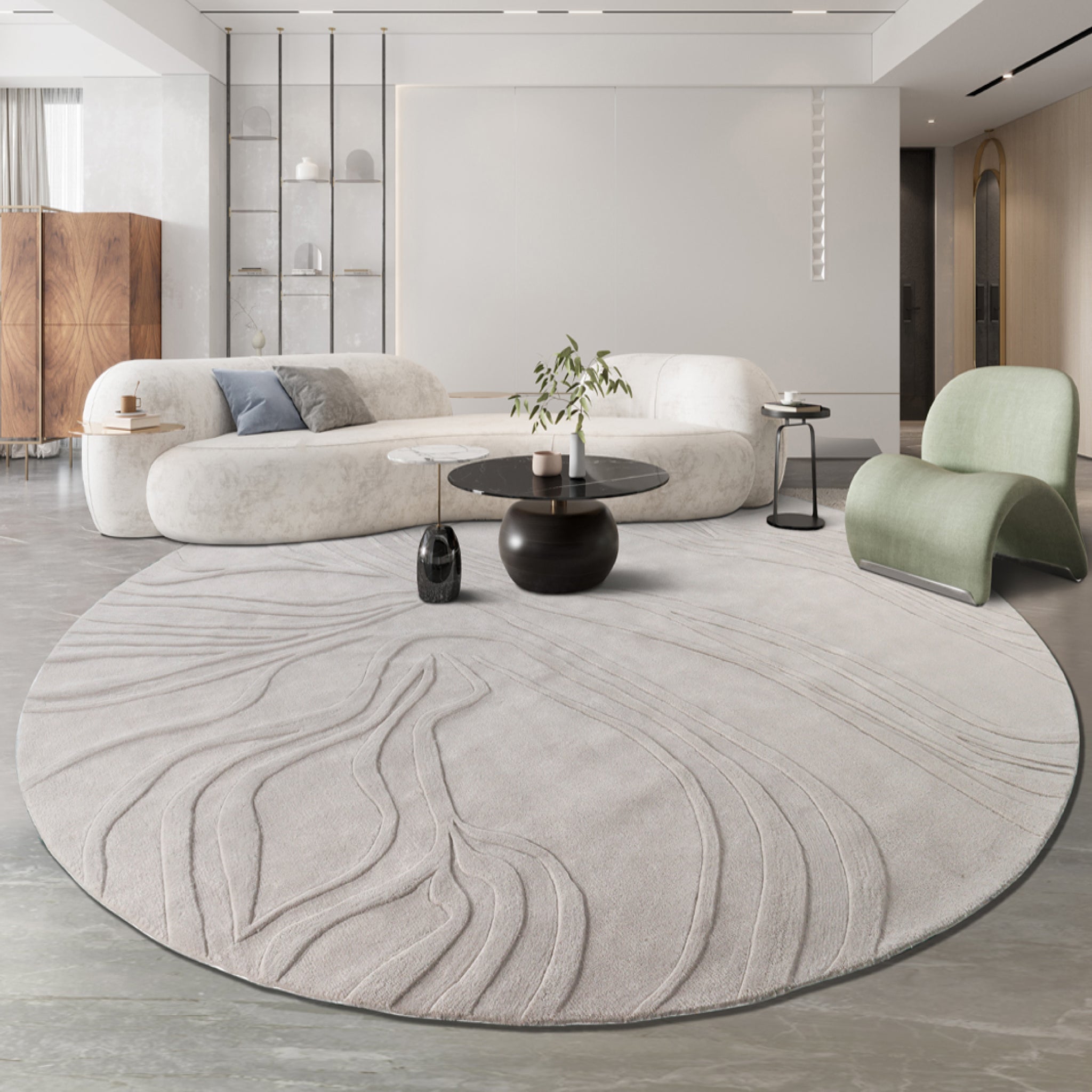 Averill Round Area Rug