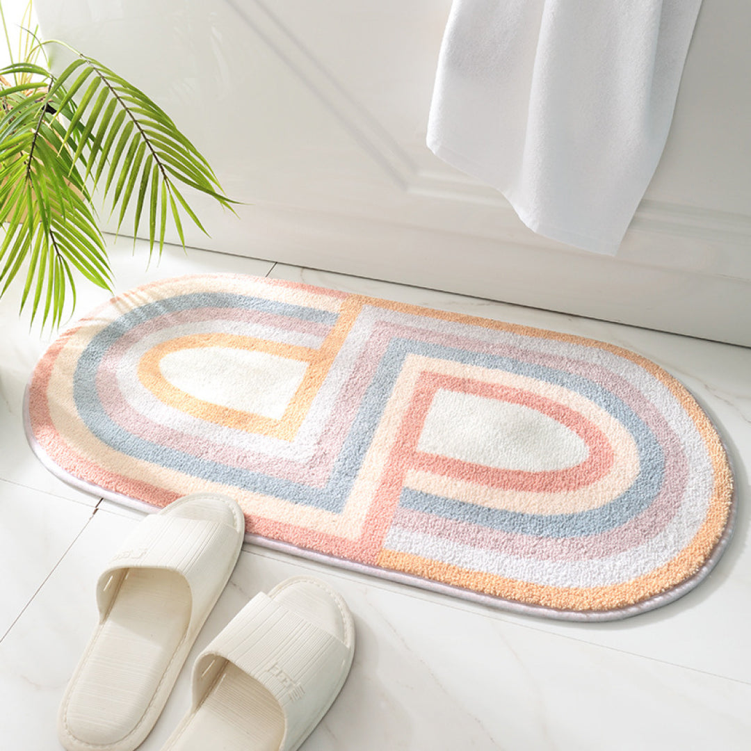 Ring Bathroom Entryway Mat