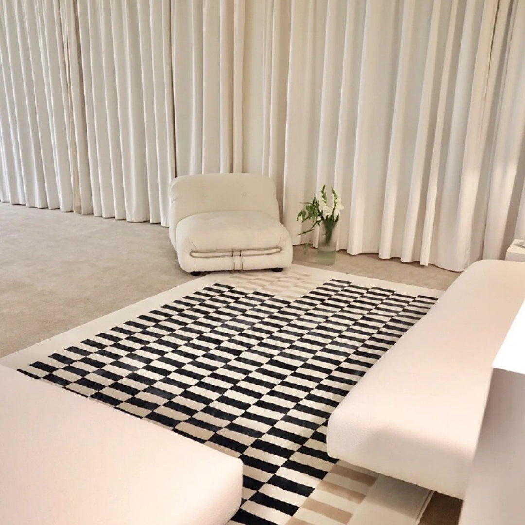 Checkers Fine Area Rug