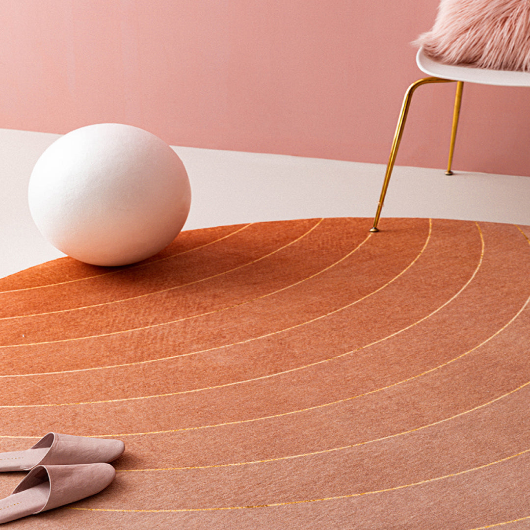 Sole Round Area Rug