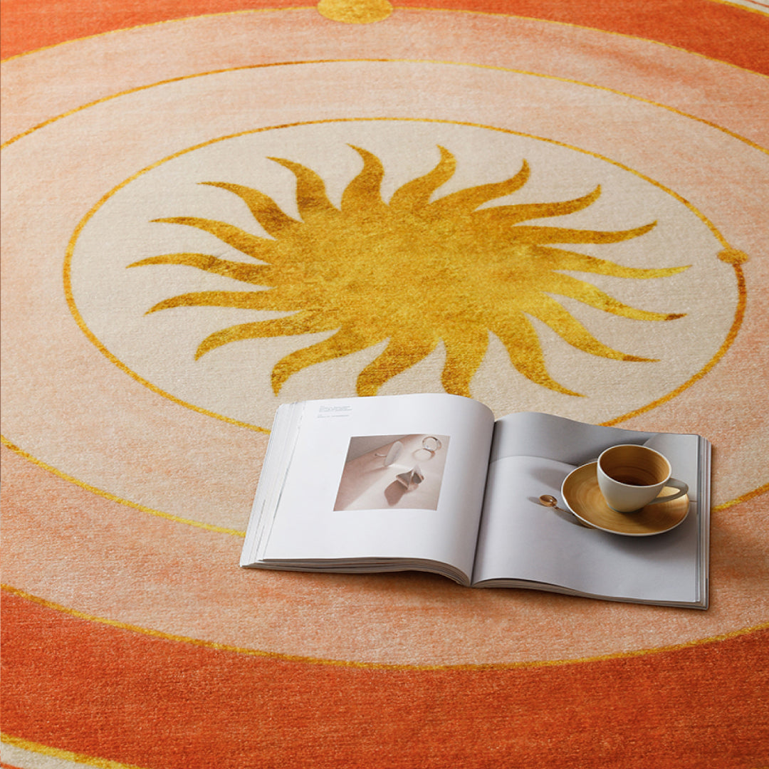 Sole Round Area Rug