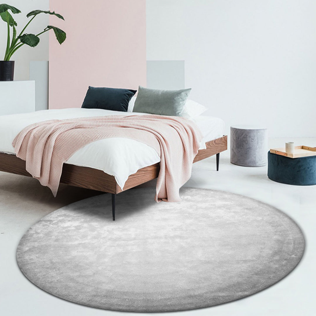 Levi Round Neutral Area Rug (Quick Delivery)