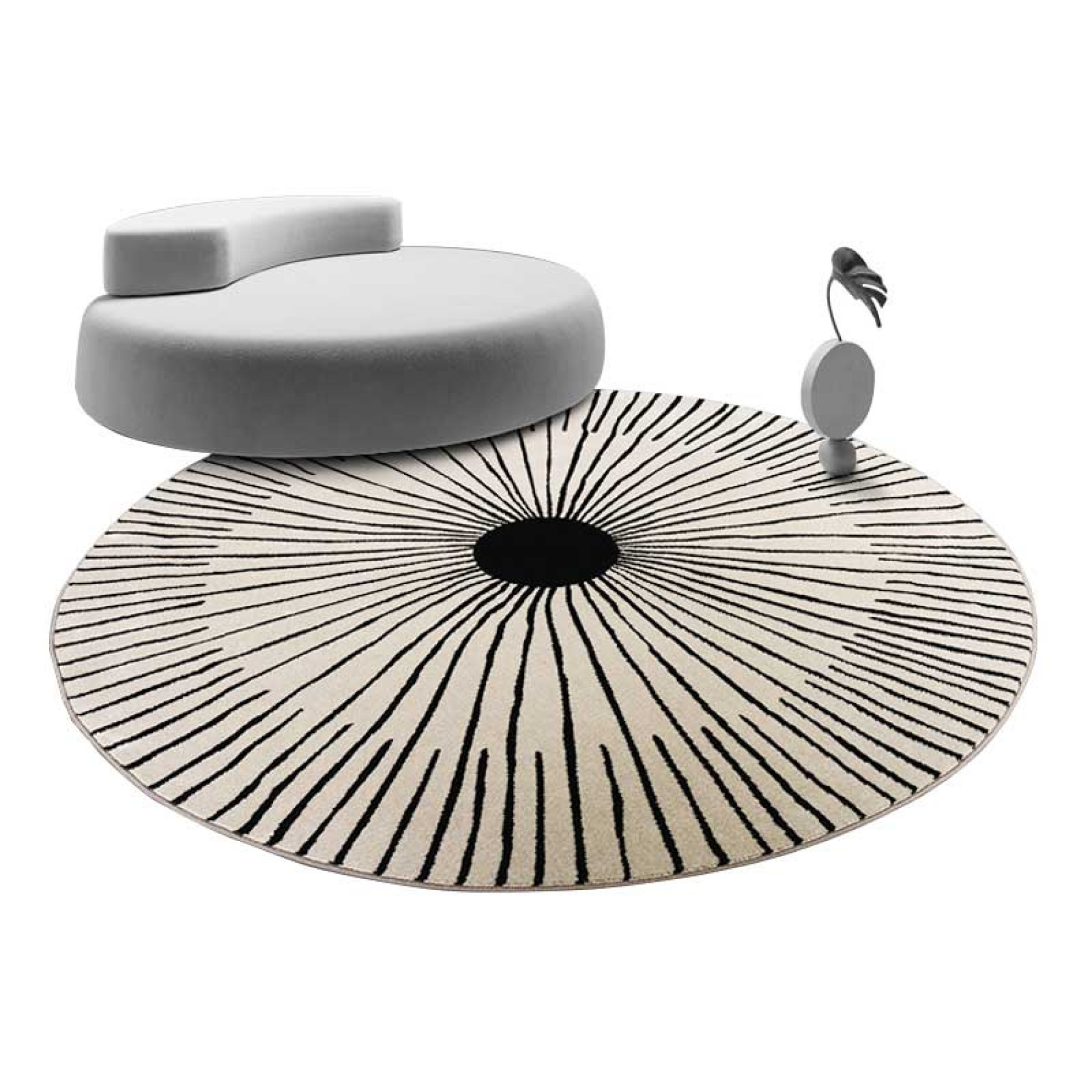 Occhio Round Area Rug