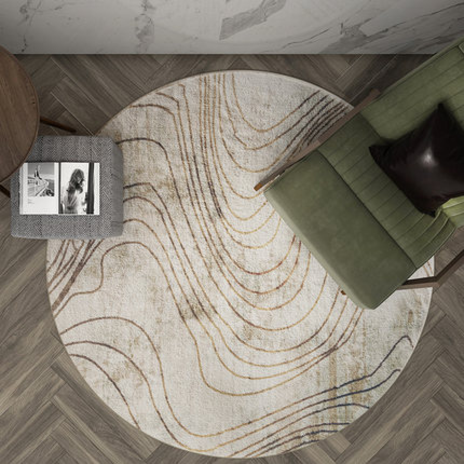 Jordyn Round Area Rug