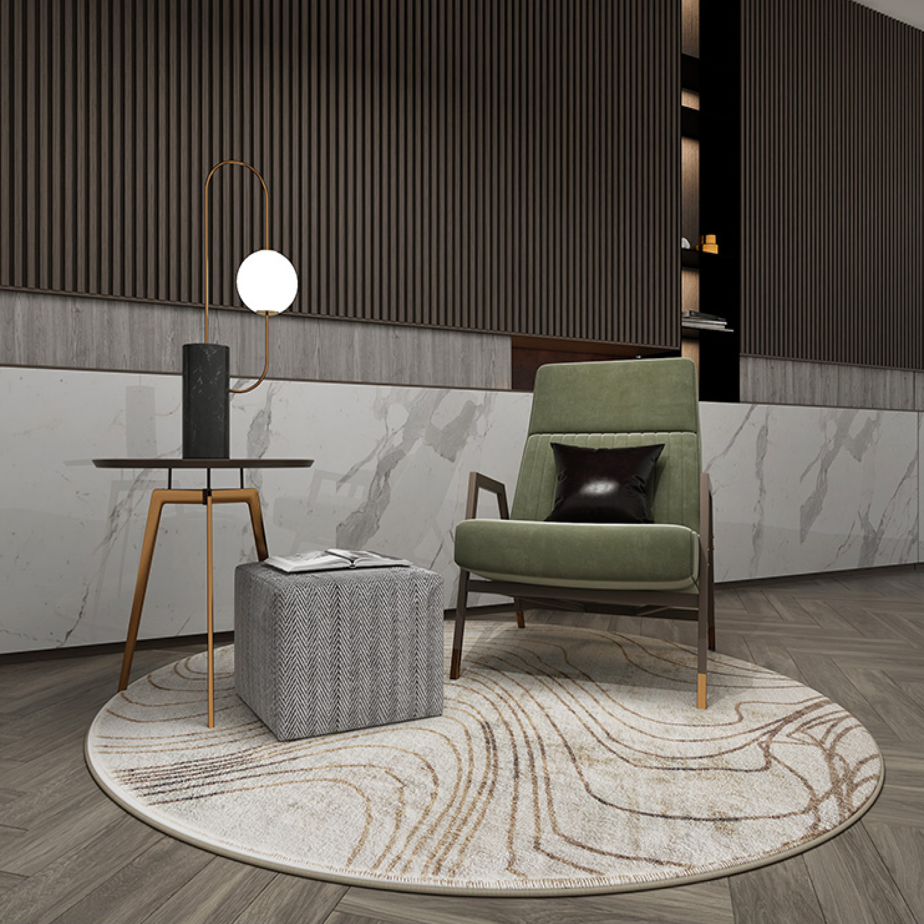 Jordyn Round Area Rug