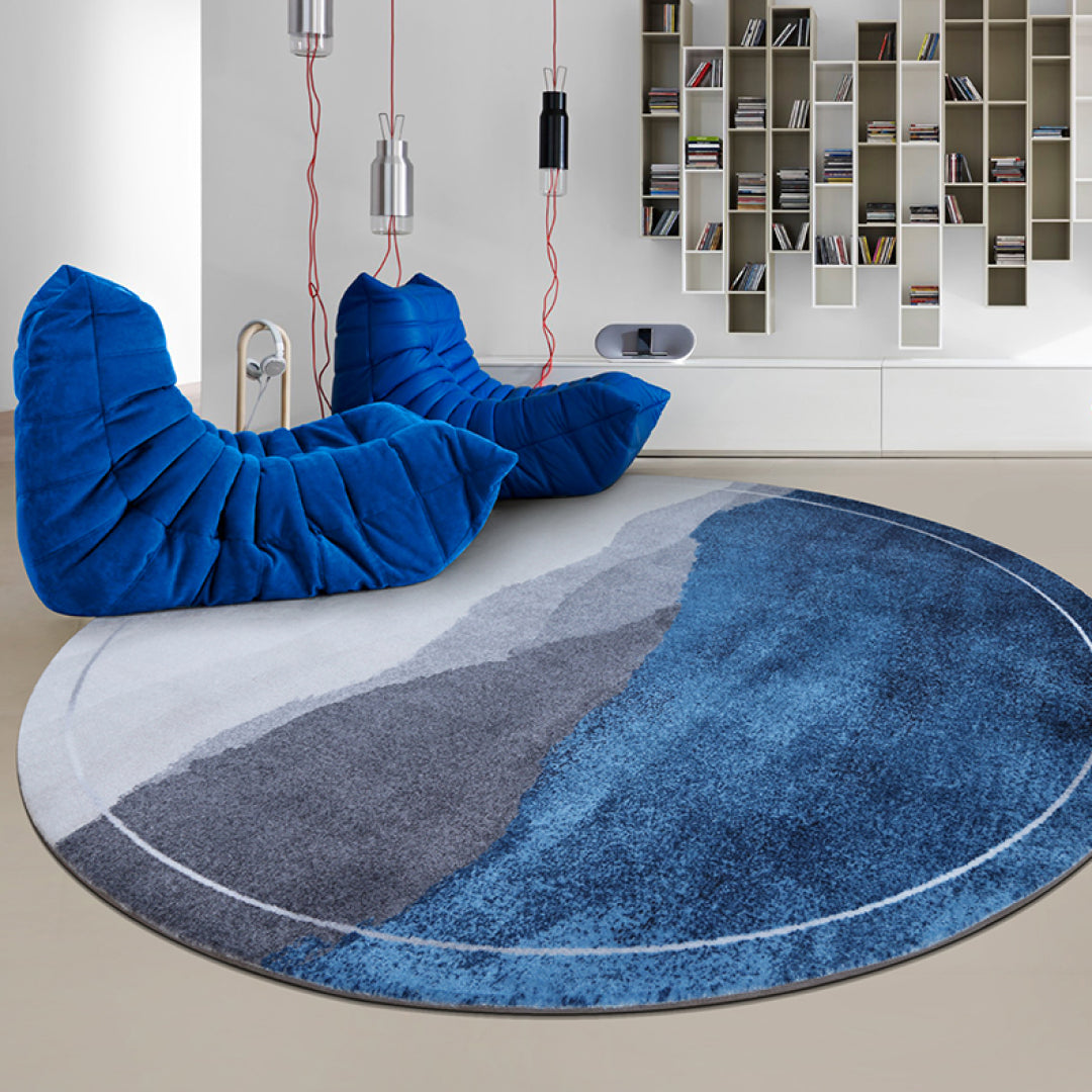 Mountain Round Area Rug