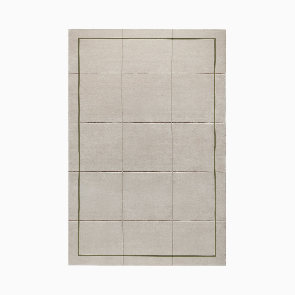 Cream Boxed Rug
