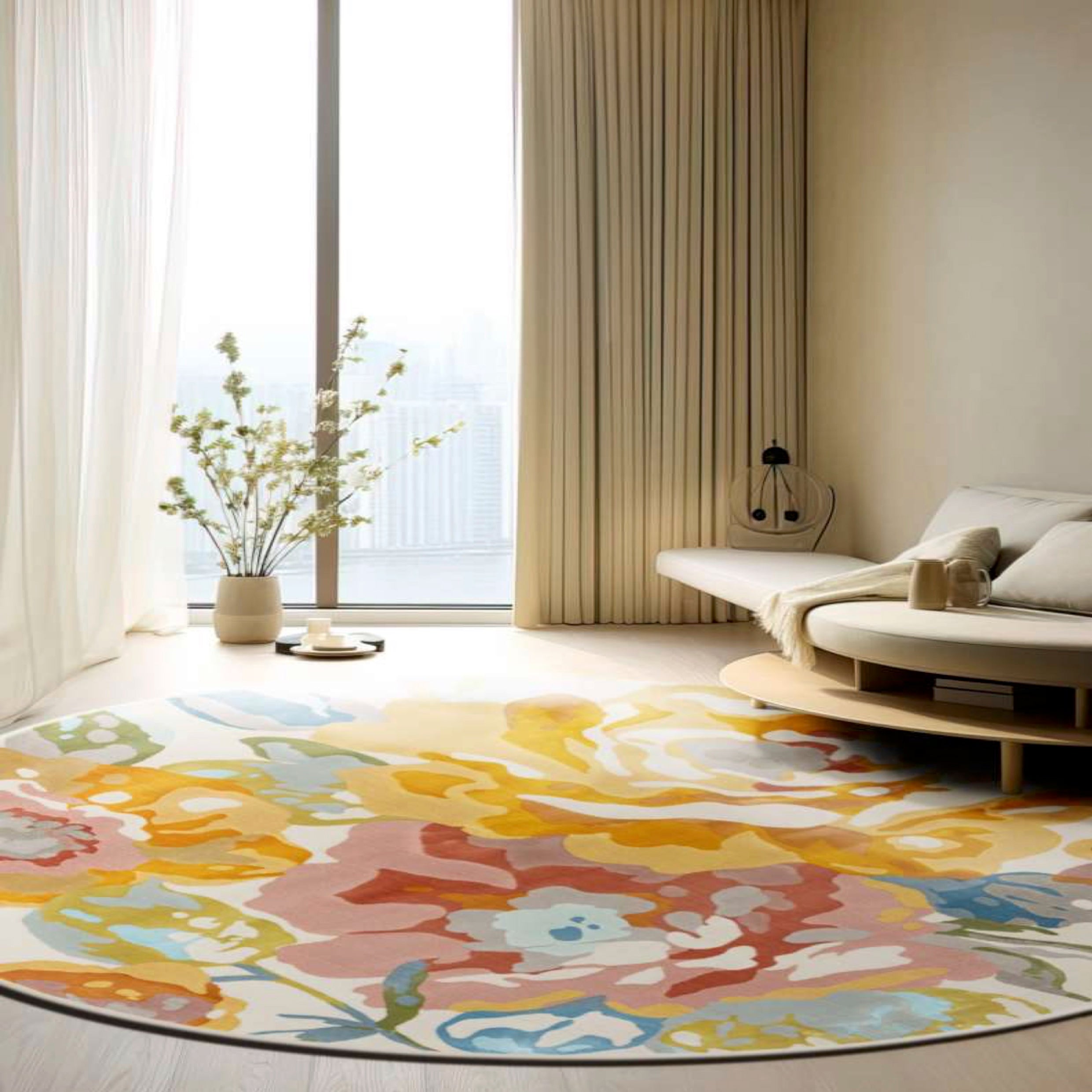 Bloom Round Rug, 02