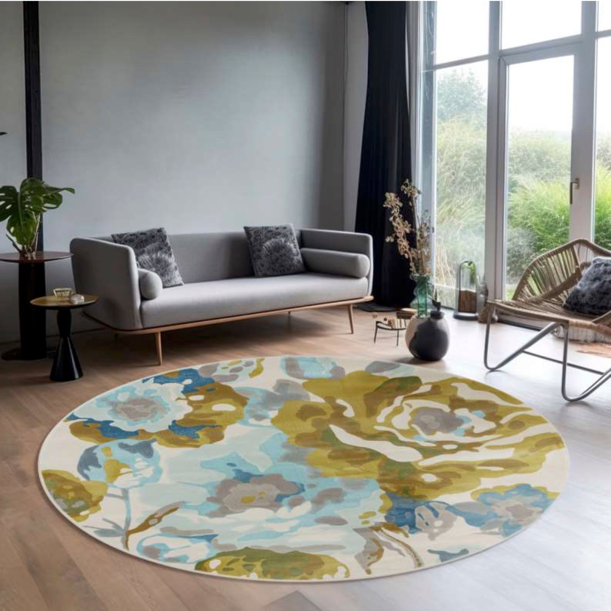 Bloom Round Rug, 01