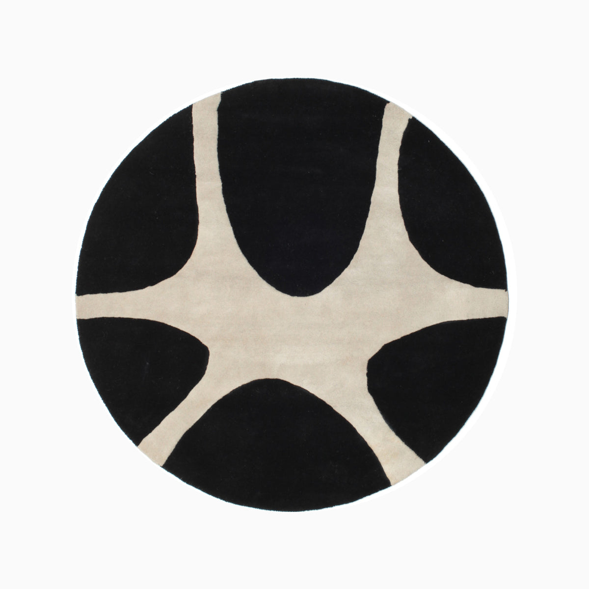 Stone Round Handtufted Rug