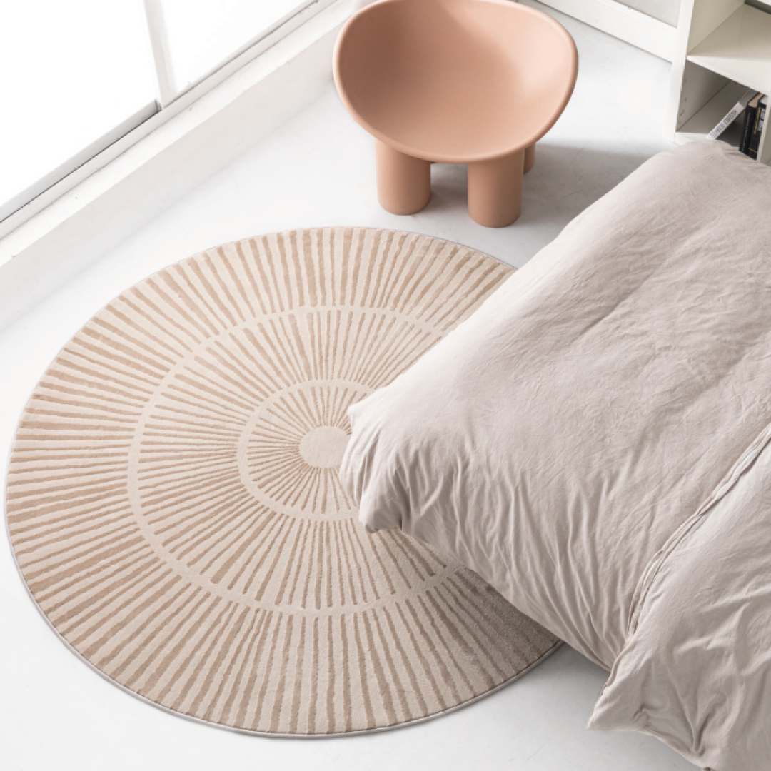 Binx Round Area Rug (Quick Delivery)