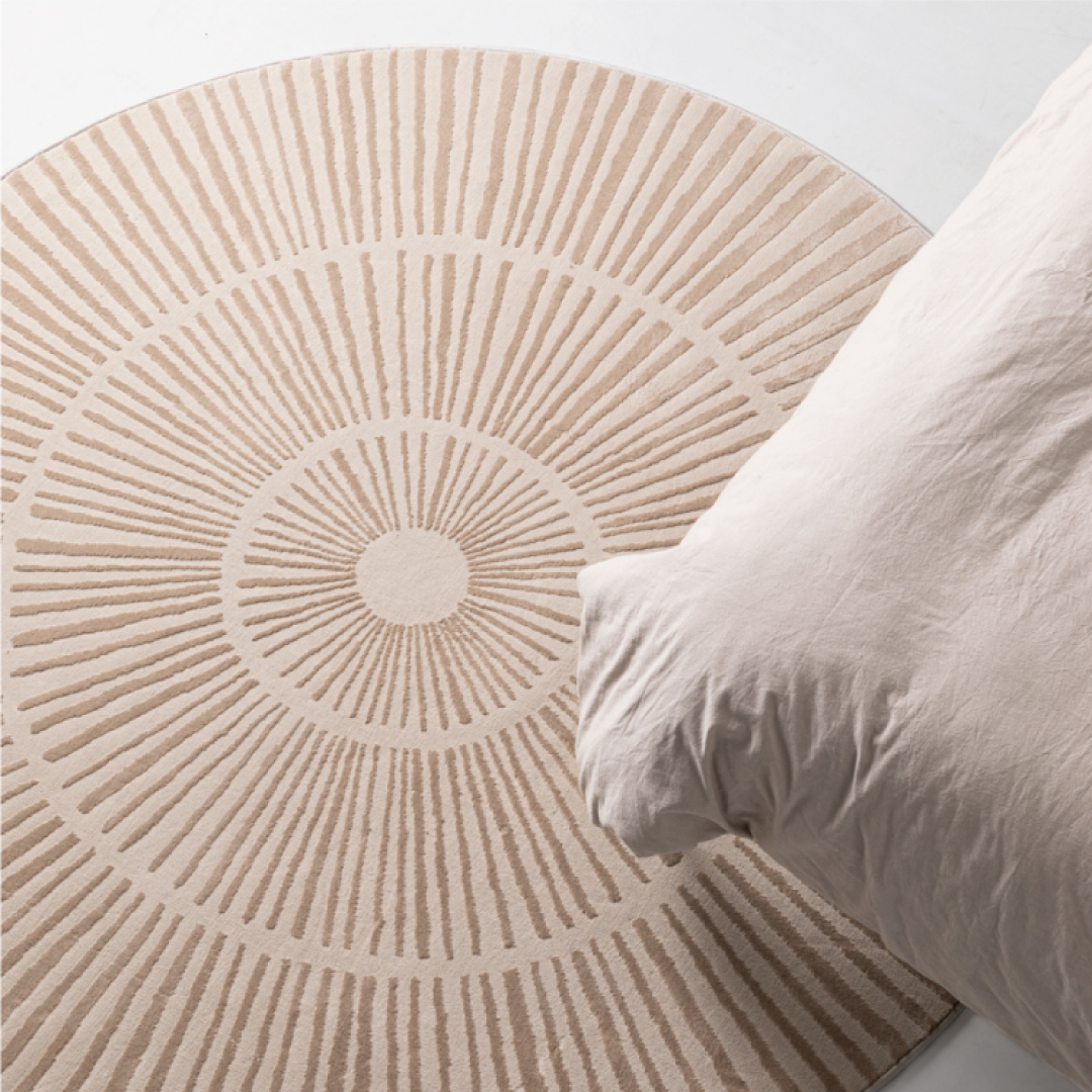 Binx Round Area Rug (Quick Delivery)