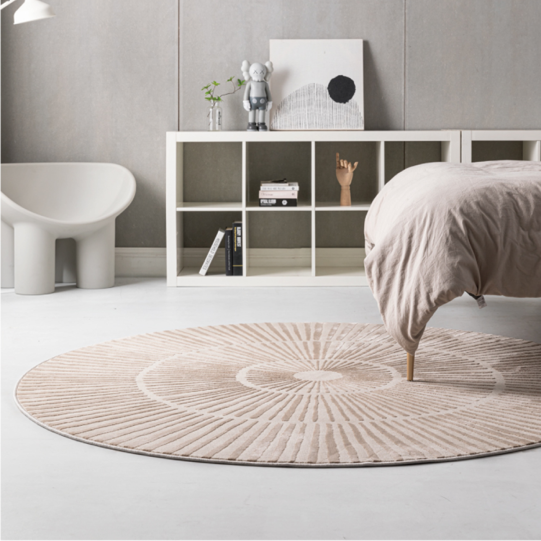 Binx Round Area Rug (Quick Delivery)