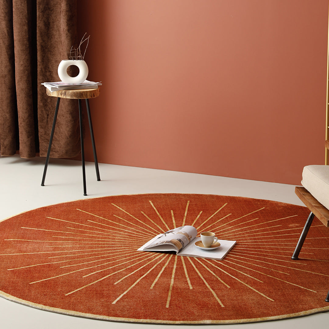 Sole Round Area Rug