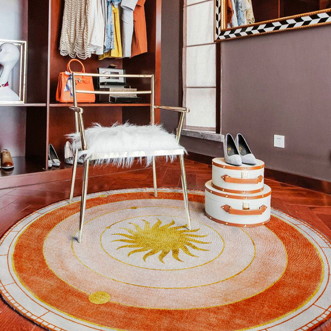 Sole Round Area Rug
