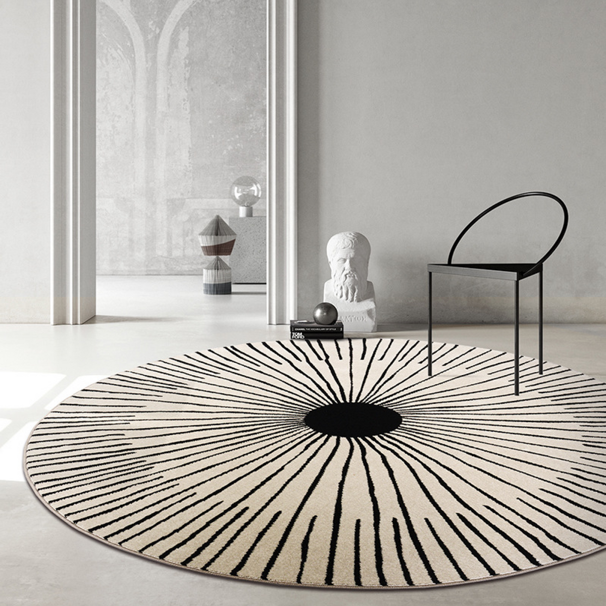 Occhio Round Area Rug