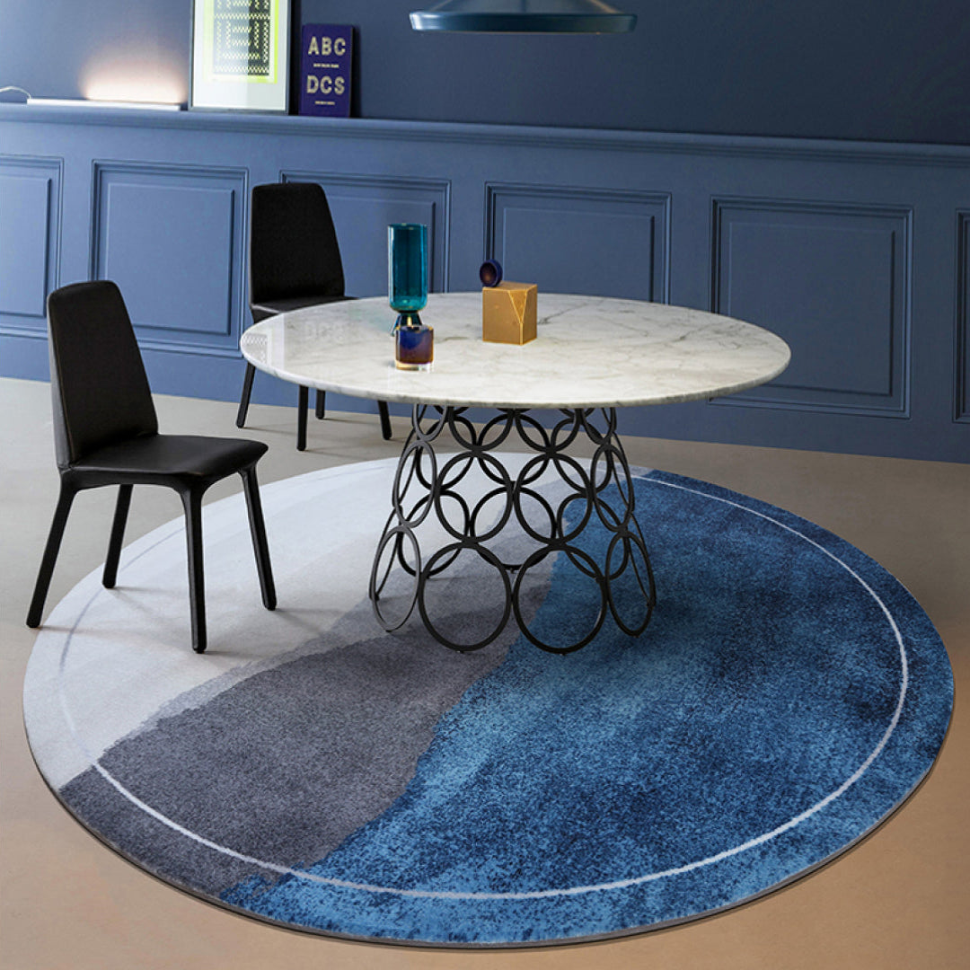 Mountain Round Area Rug